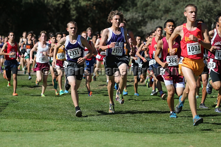 2015SIxcHSD1-035.JPG - 2015 Stanford Cross Country Invitational, September 26, Stanford Golf Course, Stanford, California.